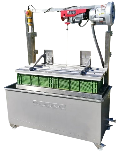 Tauchwaschanlage von vorne