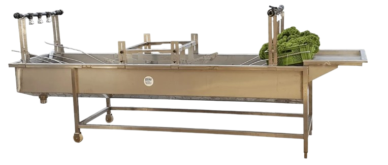 Durchschubwaschanlage seitlich