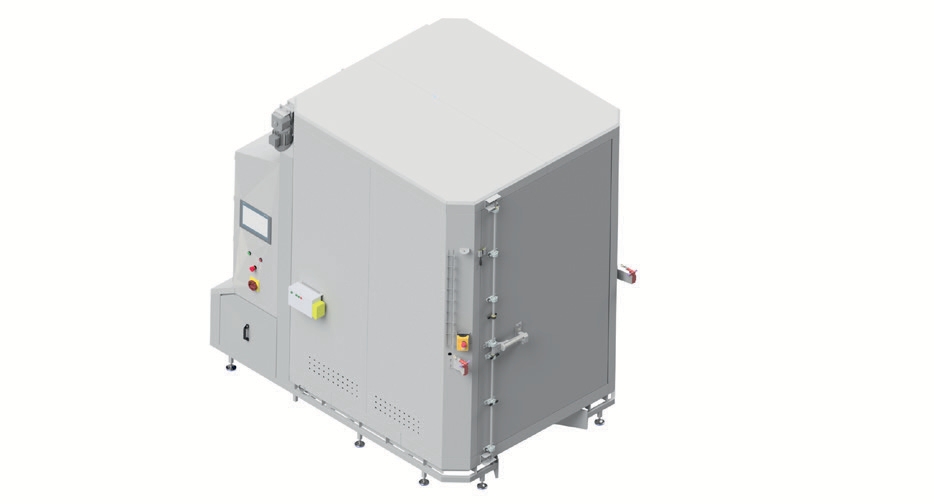 IBC-Containerwachanlage Ansicht von hinten